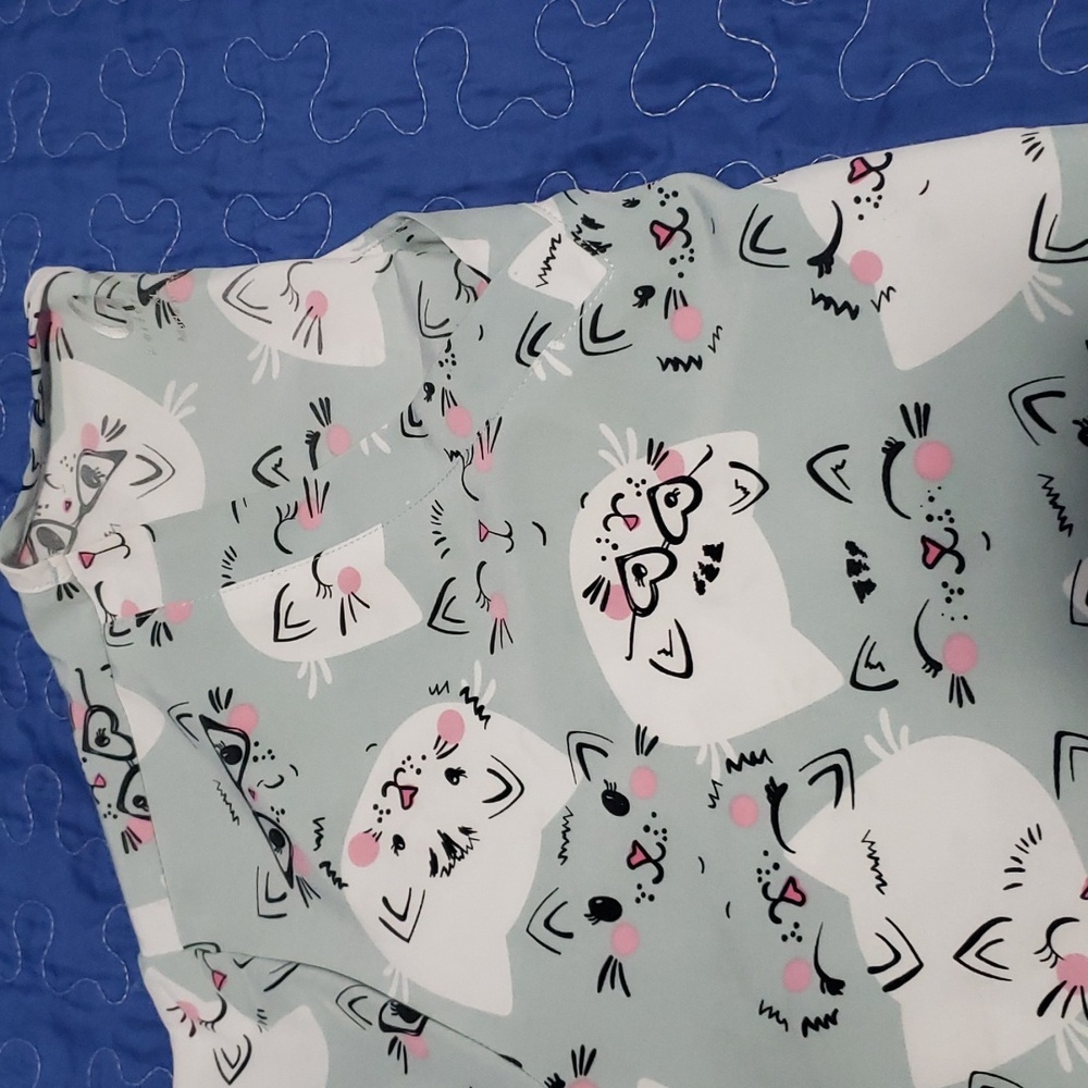 Printed Scrub top